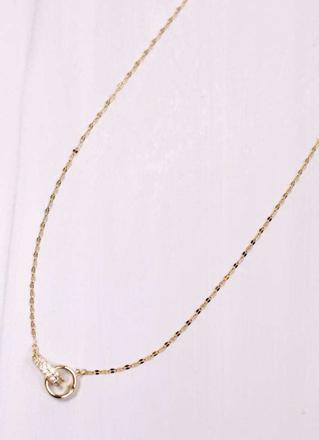 Antonine Necklace with Charm GOLD