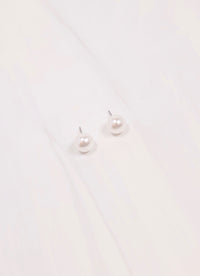 Belrose Pearl Stud Earring IVORY