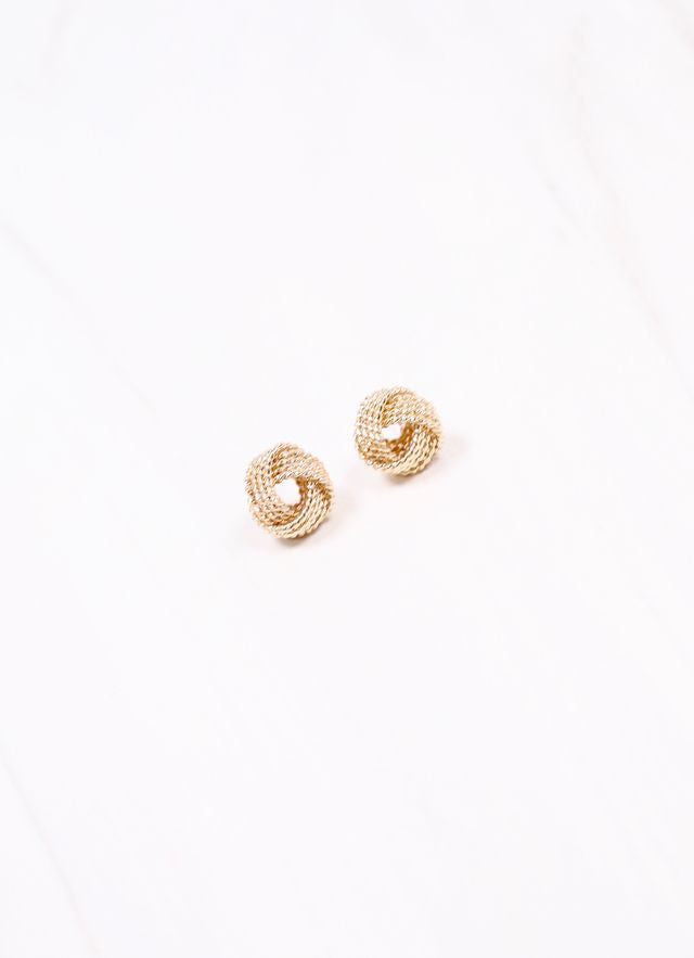 Cartney Knot Earring GOLD