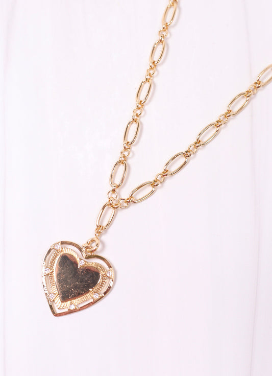 Arnel Necklace with Heart GOLD