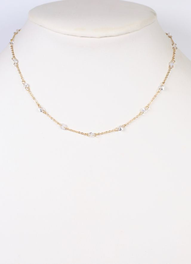 Anamaria Necklace with CZs GOLD
