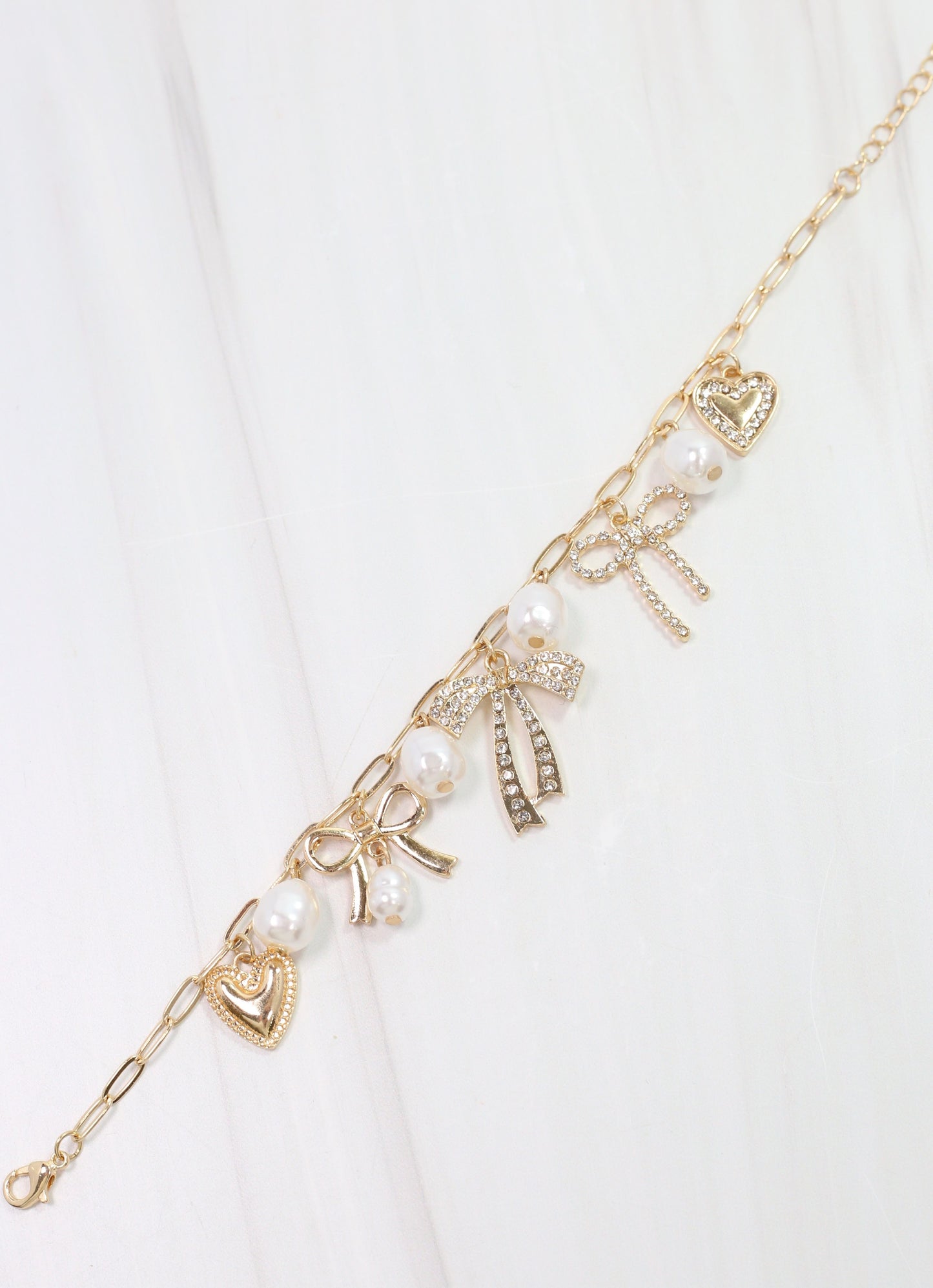 Hayley Charm Bracelet Gold