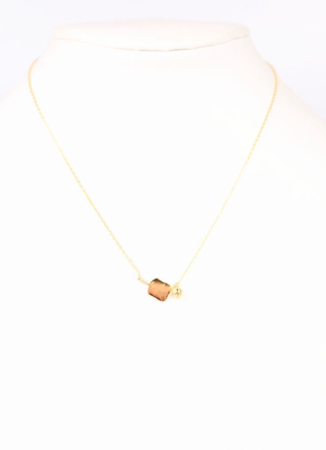 Pickleball Paddle Necklace GOLD