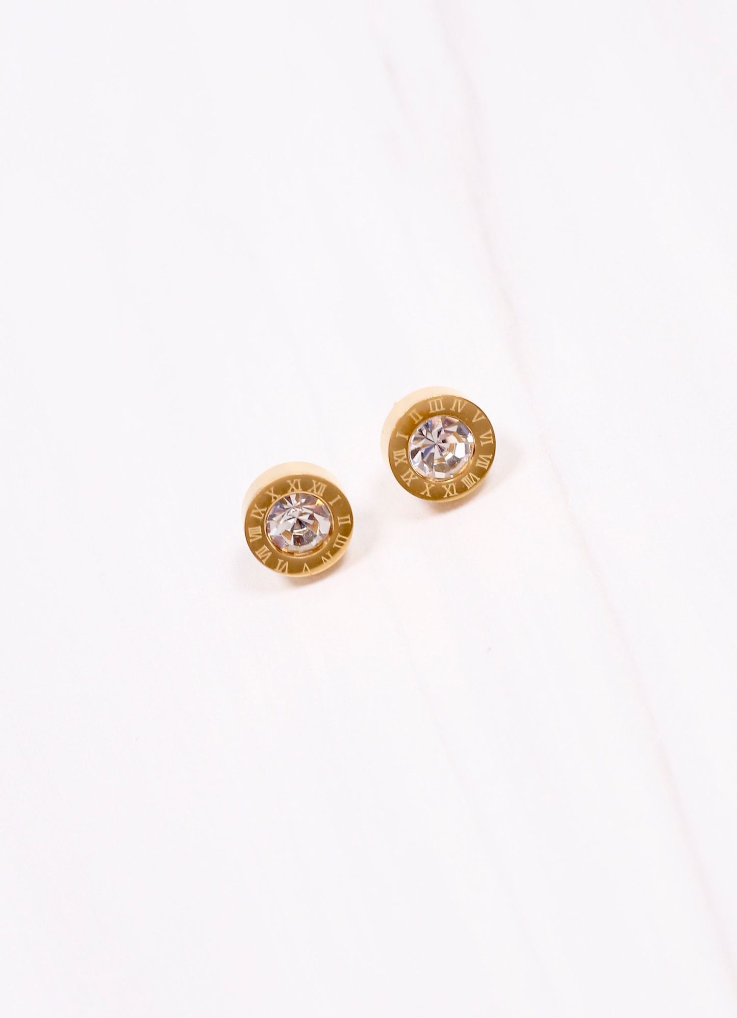 Iria CZ Stud Earring GOLD