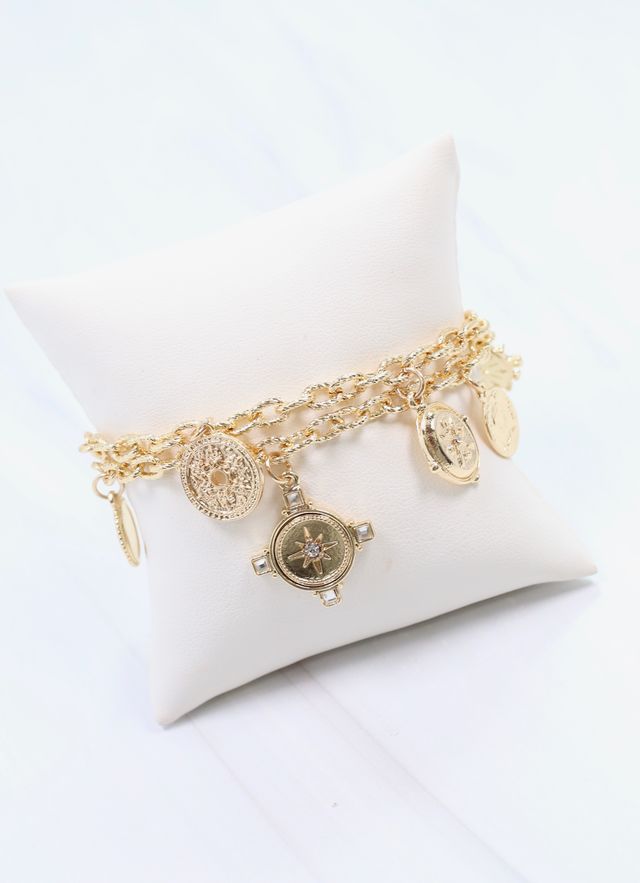 Sheryl Charm Bracelet GOLD