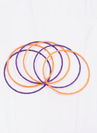 Autry Bangle Set PURPLE ORANGE