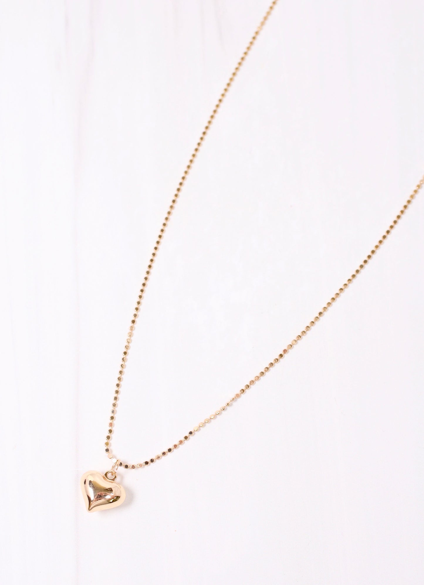 Cuthbert Heart Necklace GOLD