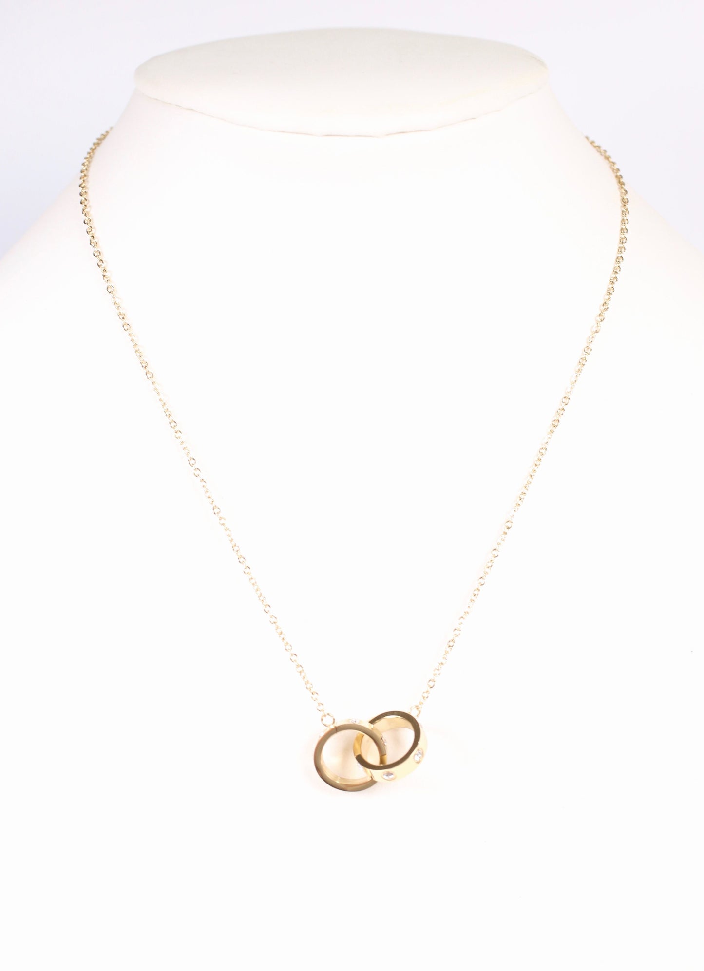 MacIntyre CZ Circles Necklace GOLD