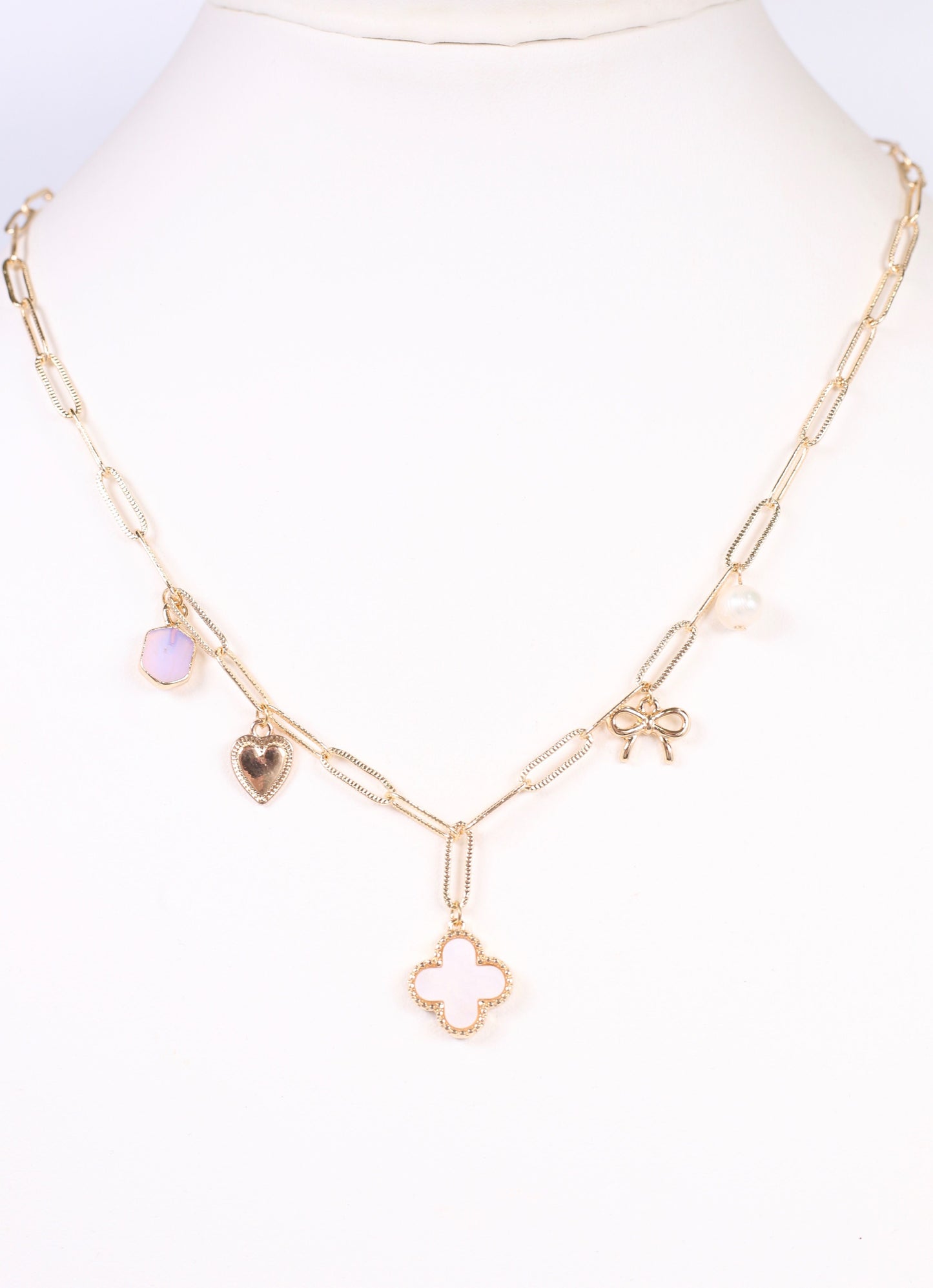 Grady Charm Necklace GOLD