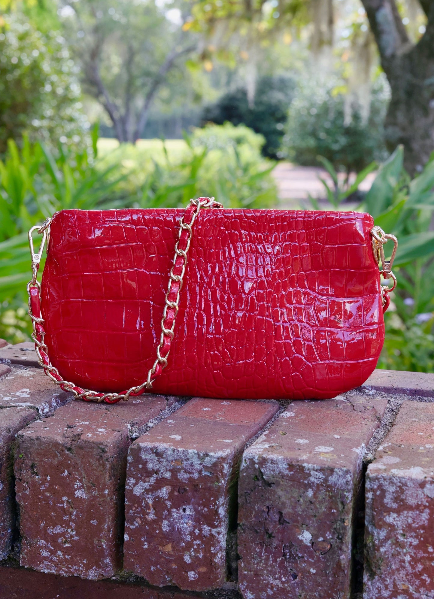 Livi Crossbody Red Patent