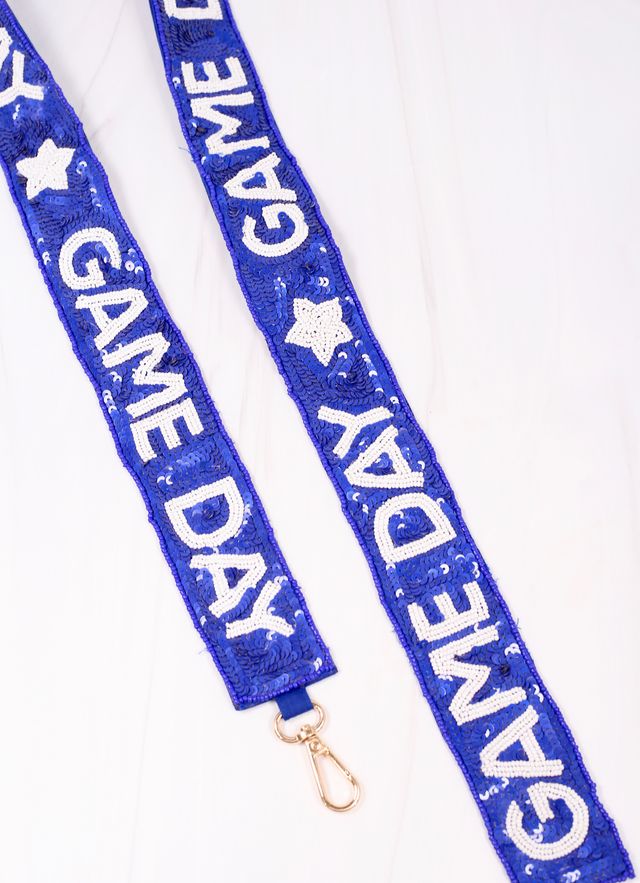 Game Day Spirit Sequin Strap BLUE