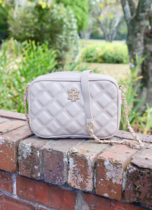 Bryce Crossbody NUDE QUILTED DQ