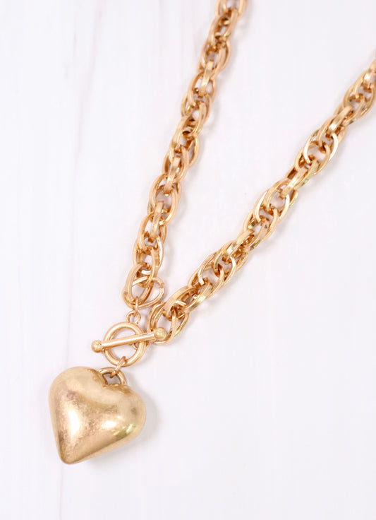 Kramer Heart Necklace GOLD