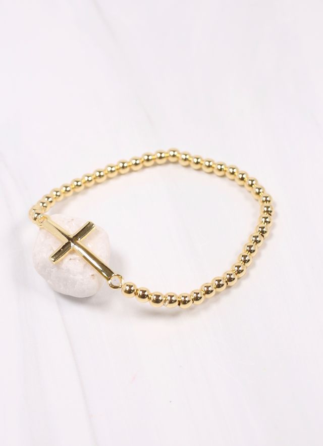 Kaminski Cross Bracelet GOLD