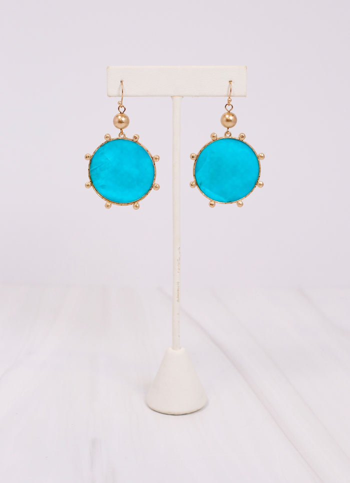 McConnell Disc Drop Earring TURQUOISE