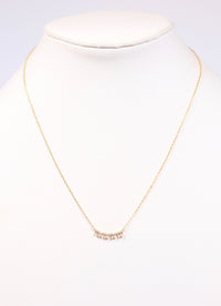 Rosslyn CZ Necklace GOLD