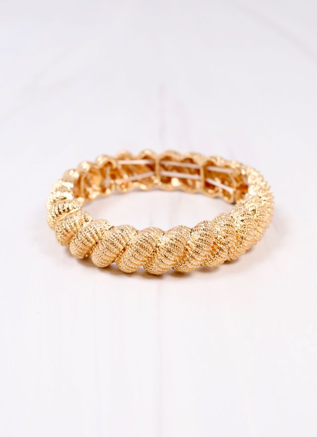 Governor Twisted Stretch Bracelet GOLD