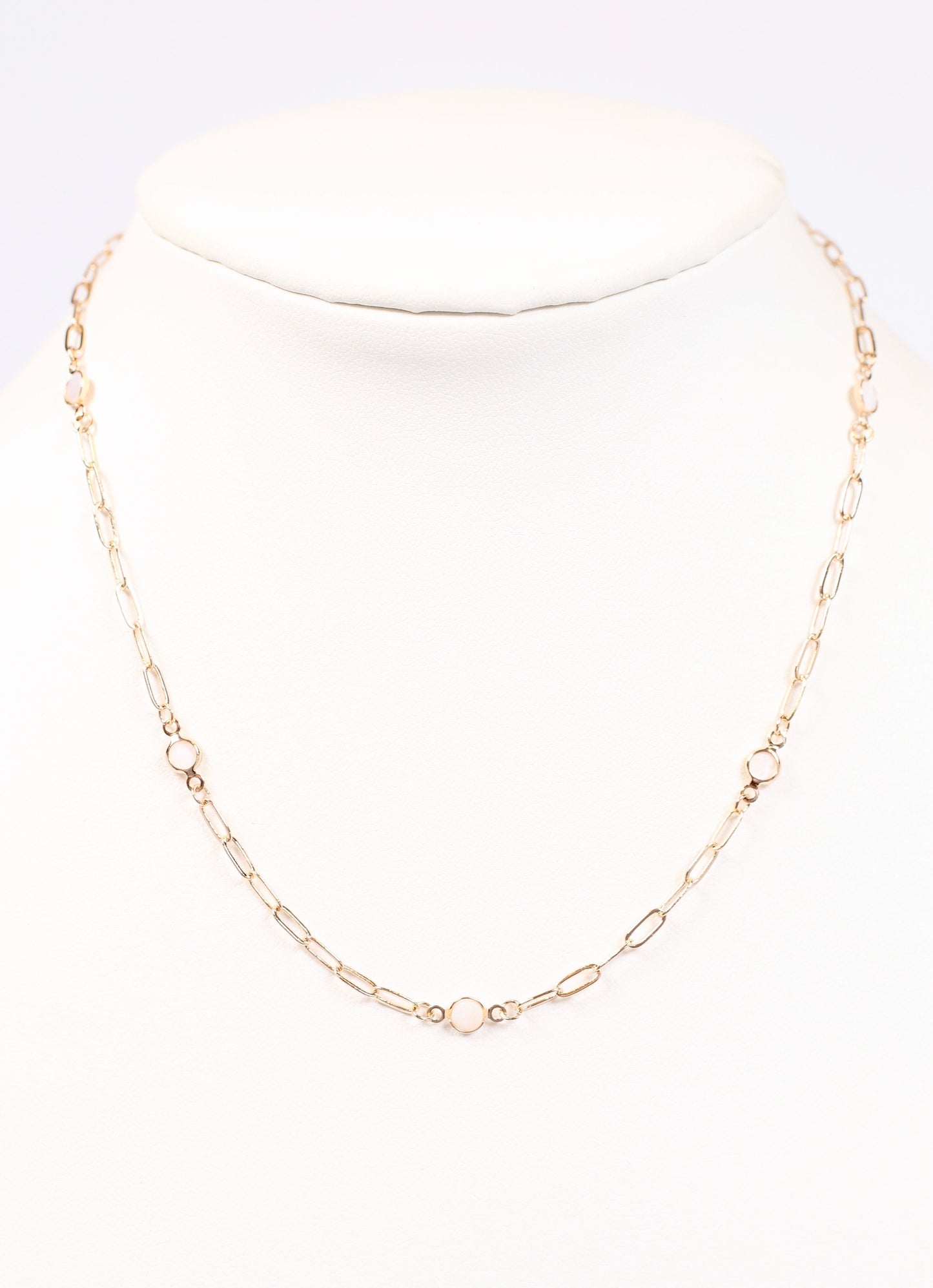 Rhodes Link Necklace GOLD