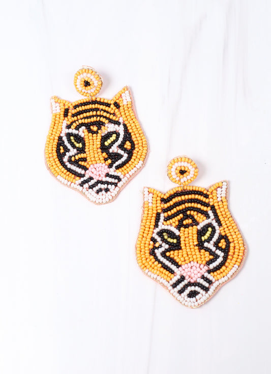 Here Kitty Kitty Earring ORANGE