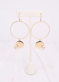 Lane Helmet Hoop Earring GOLD