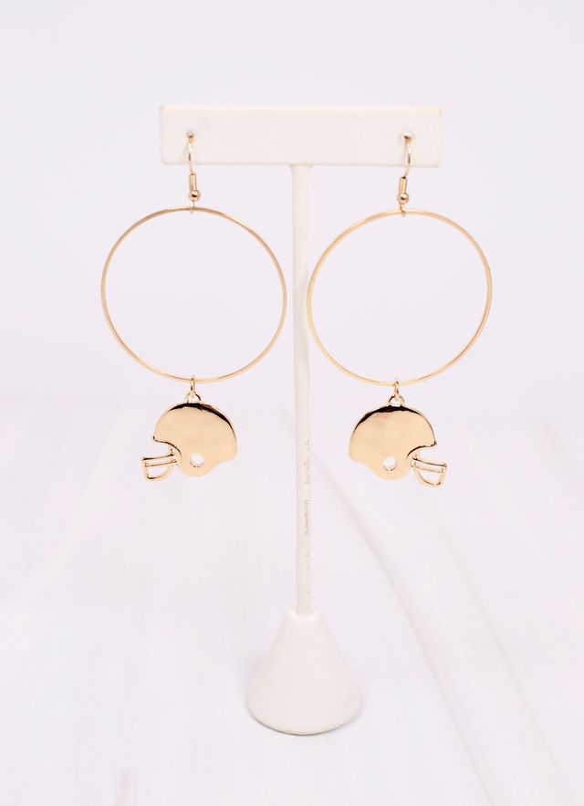 Lane Helmet Hoop Earring GOLD