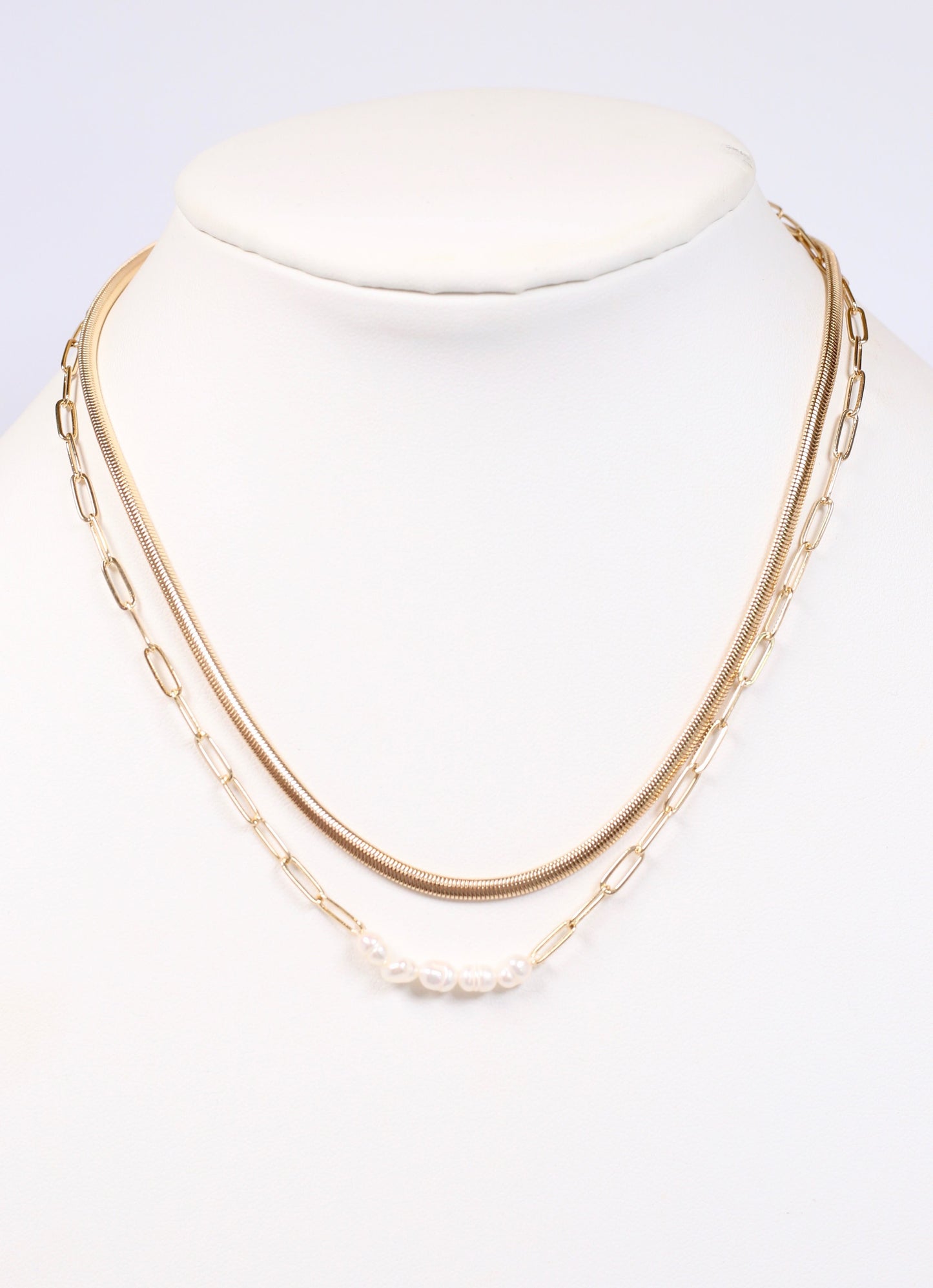 Raynard Layered Necklace GOLD