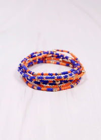 Karnes Bracelet Set BLUE ORANGE