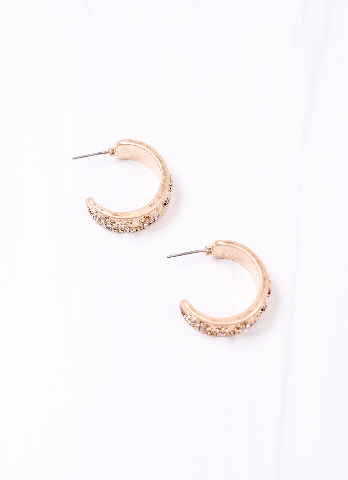 Adair CZ Hoop Earring GOLD