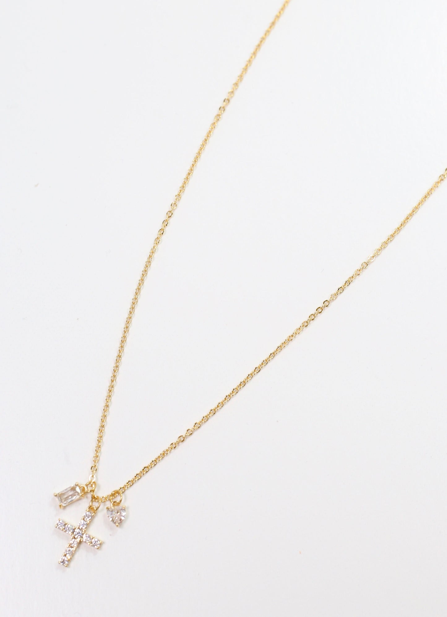 Povinelli CZ Charms Necklace GOLD