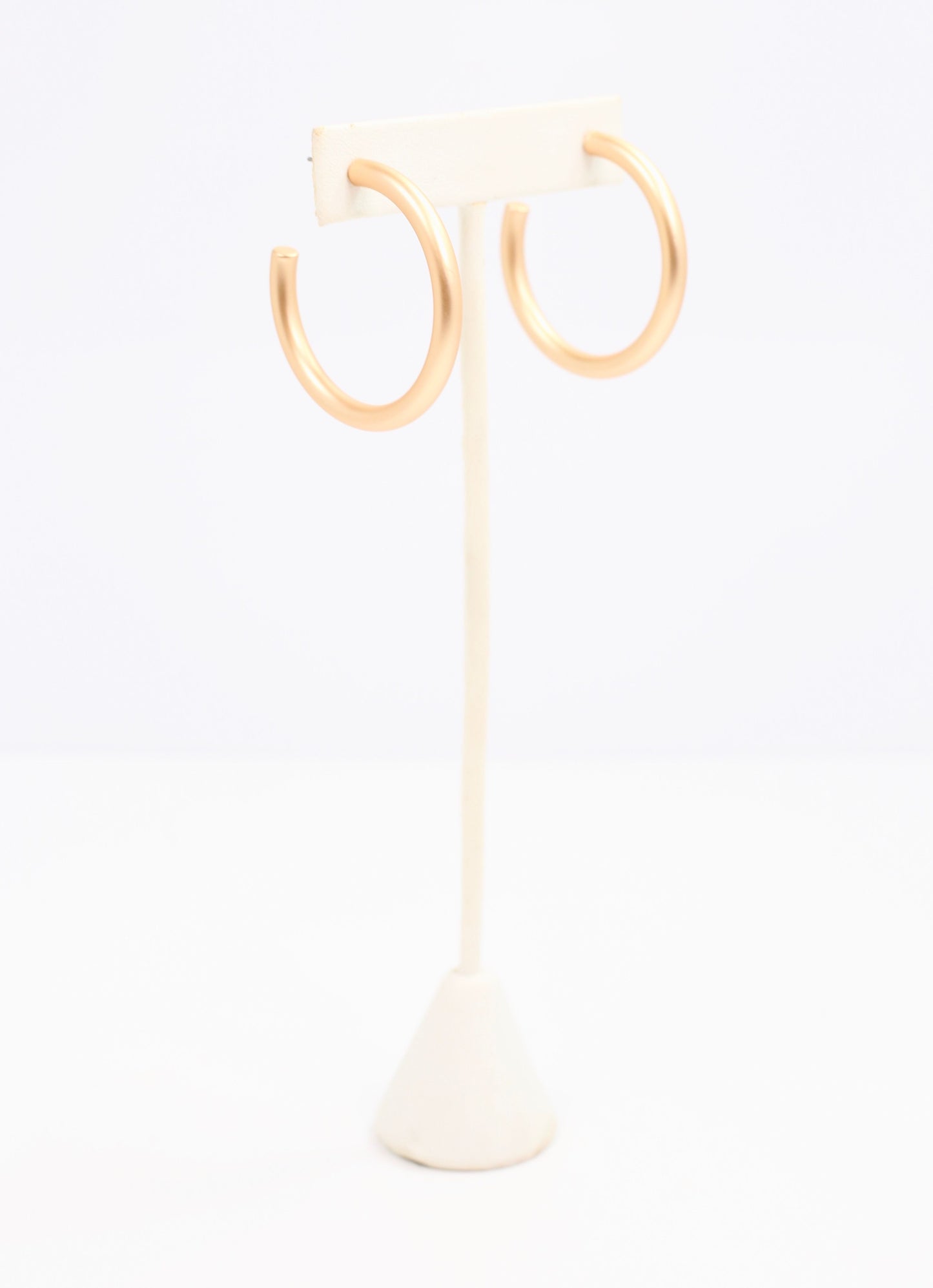 Georgina Hoop Earring MATTE GOLD