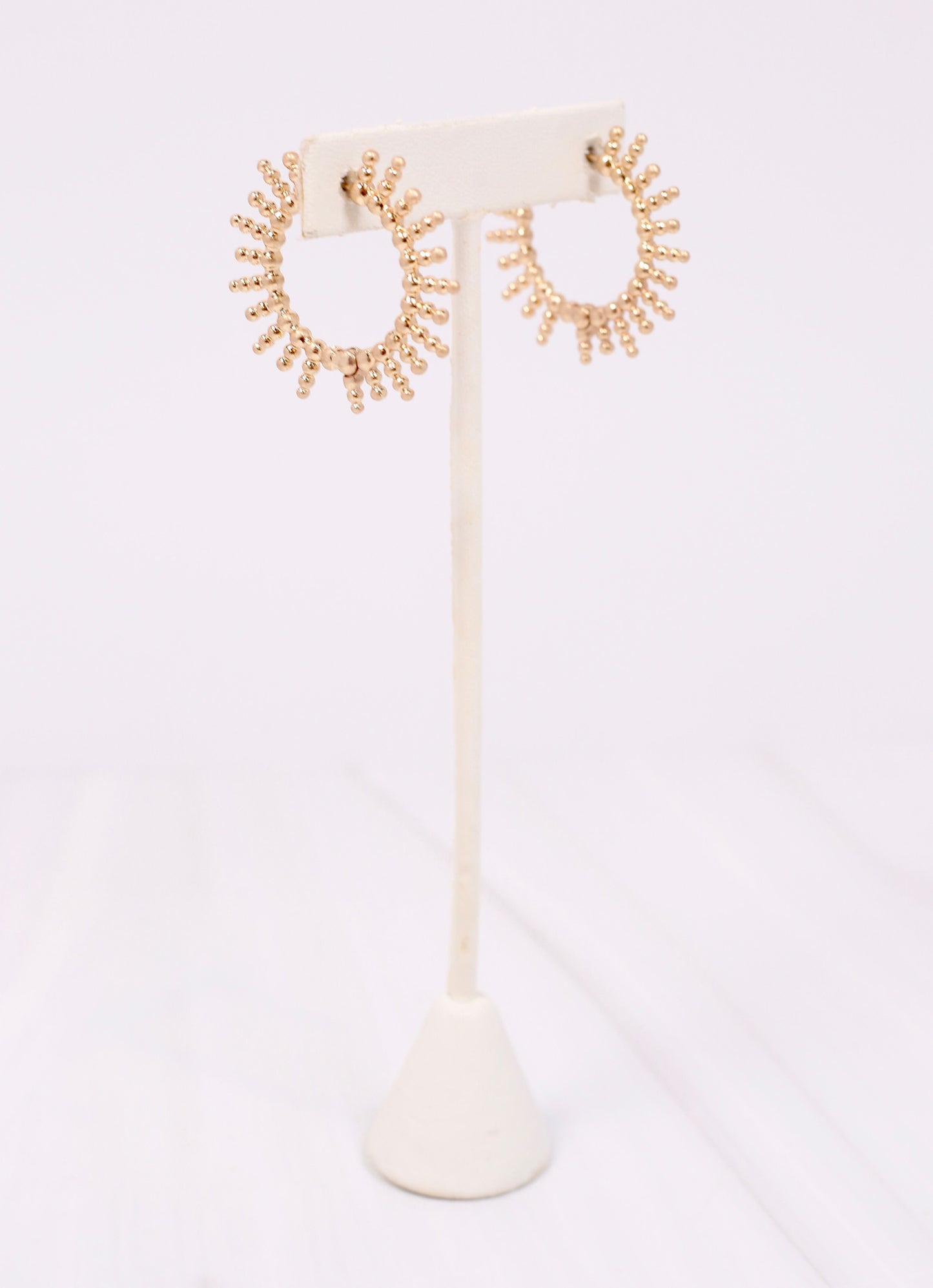 Hyacinthe Hoop Earring MATTE GOLD