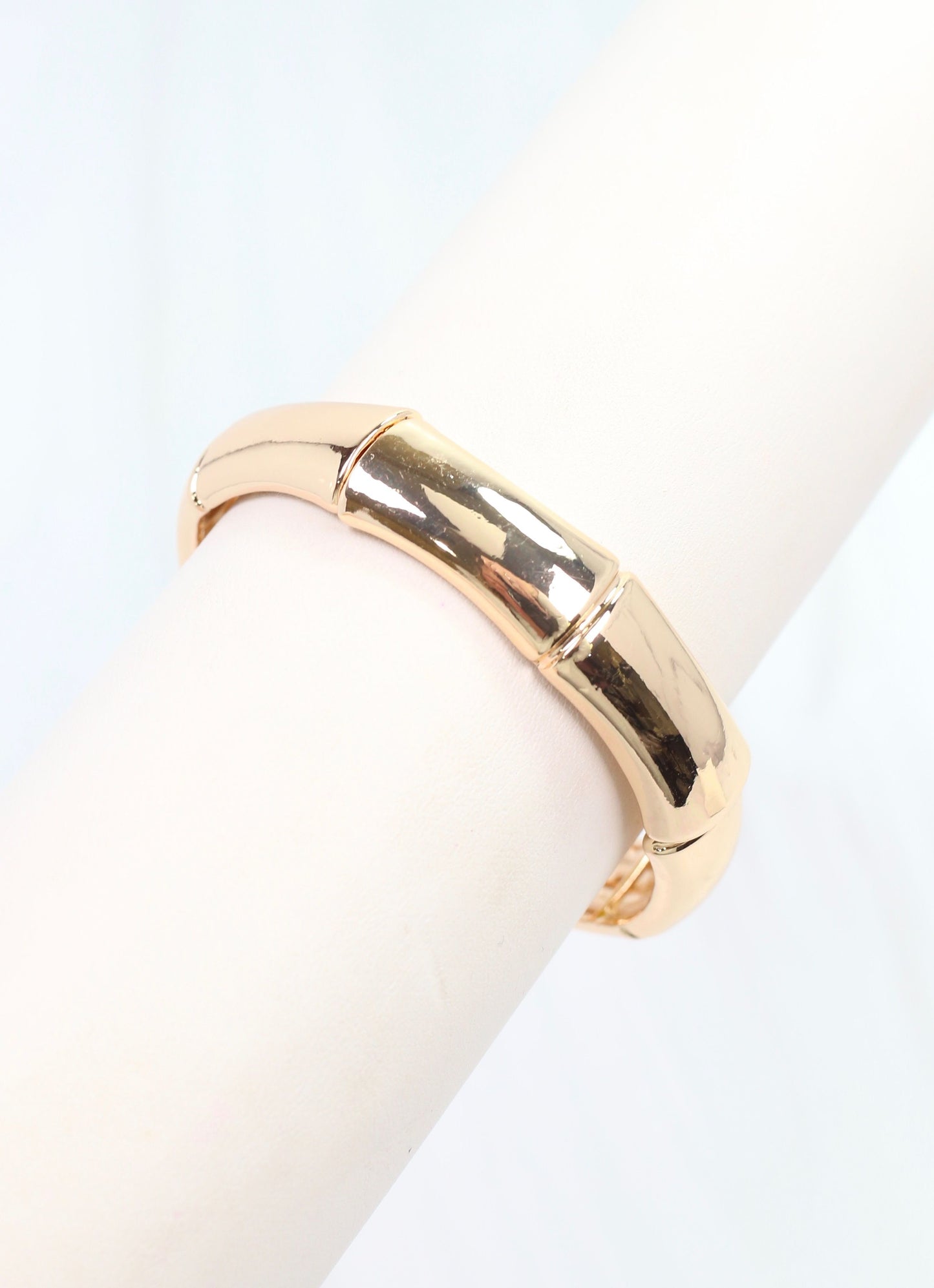 Jekyll Stretch Bracelet Shiny Gold