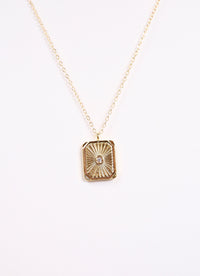 Cillian Plate Necklace GOLD