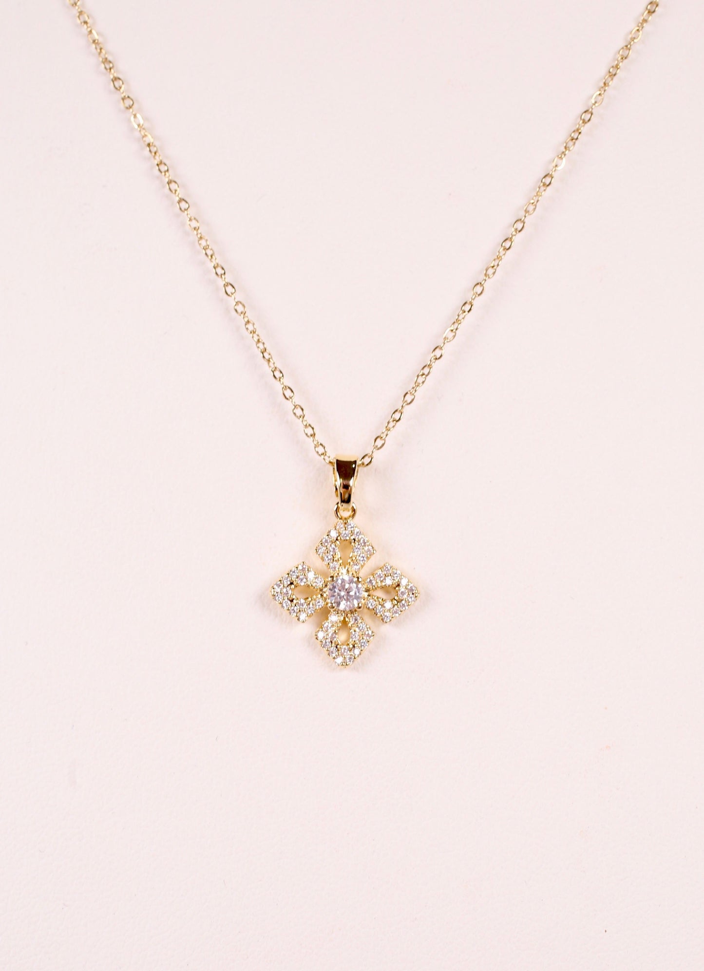 Maggie CZ Necklace GOLD