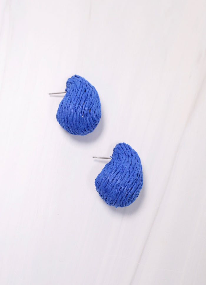 McDougall Wrapped Drop Earring ROYAL BLUE
