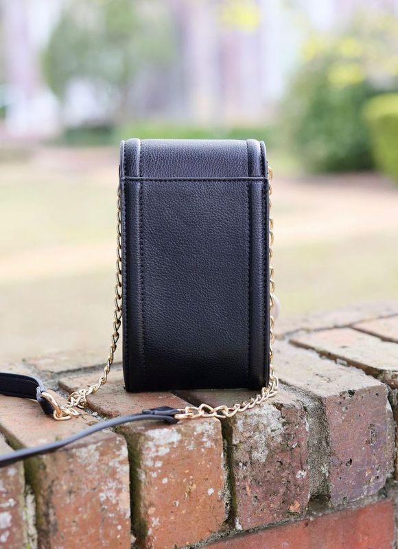 Paige Cell Phone Crossbody BLACK