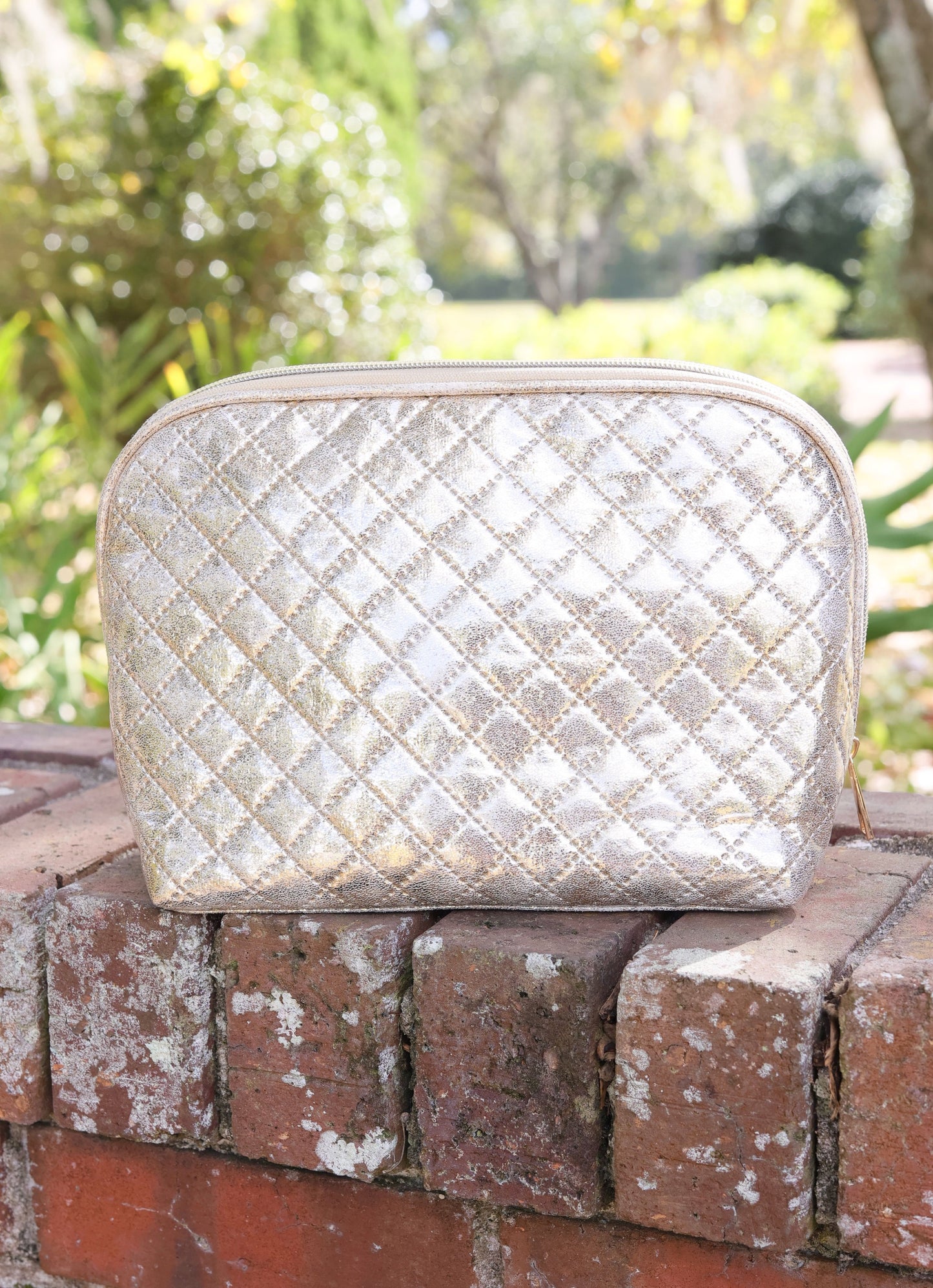 Capri Large Pouch Champagne Pop