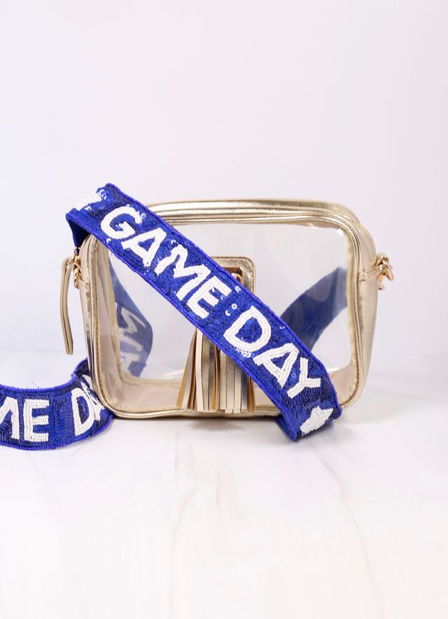 Game Day Spirit Sequin Strap BLUE