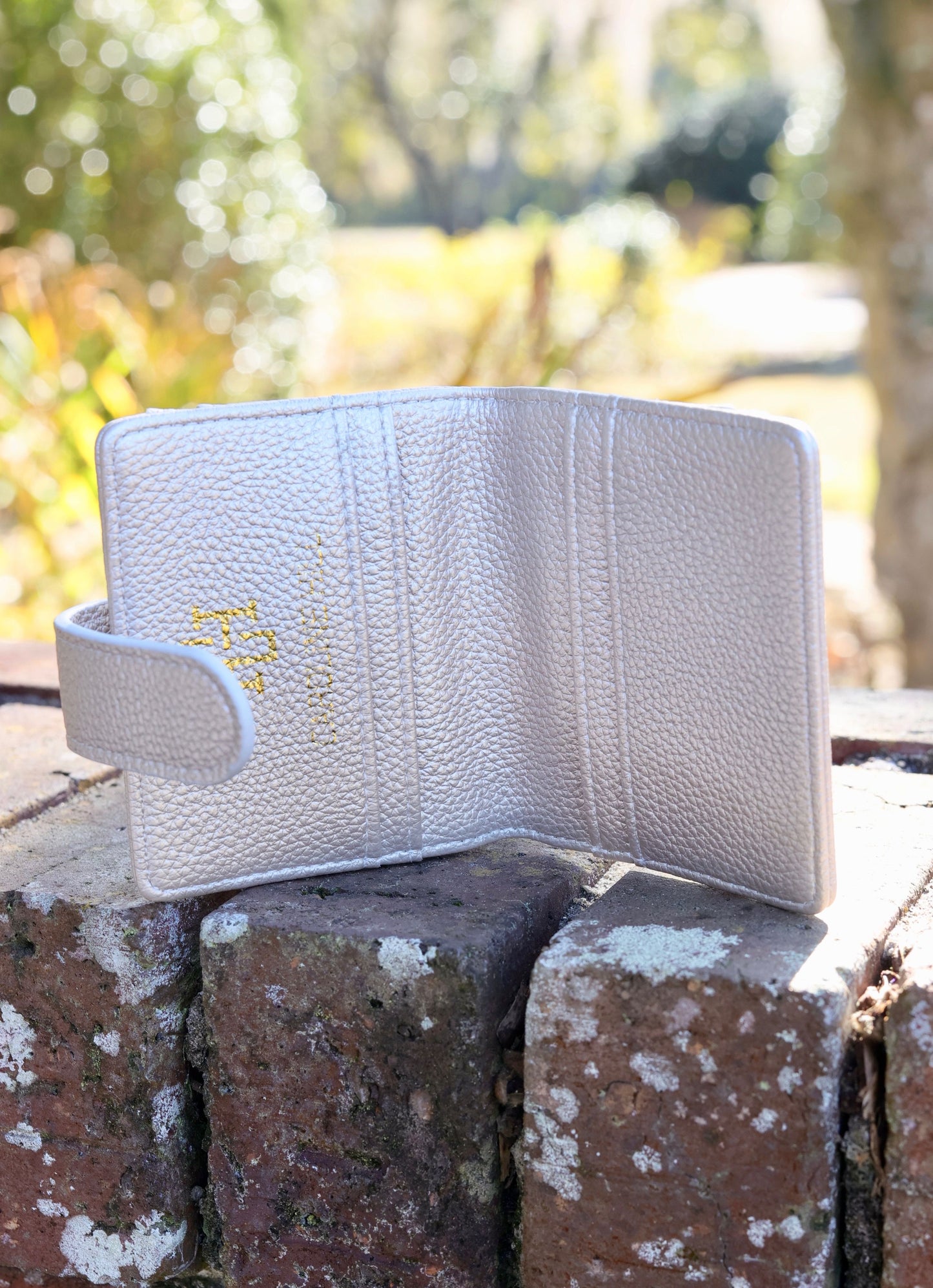 Tate Card Holder Wallet Pearl