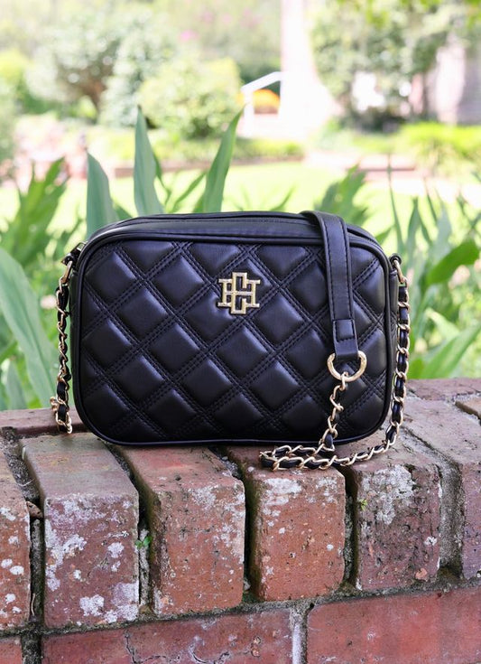 Bryce Crossbody Black Quilted DQ