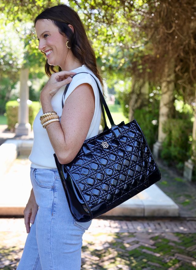 Shane Tote Black Patent LQ