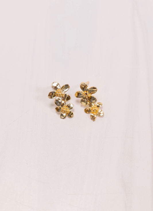 Roley Flower Stud Earring GOLD