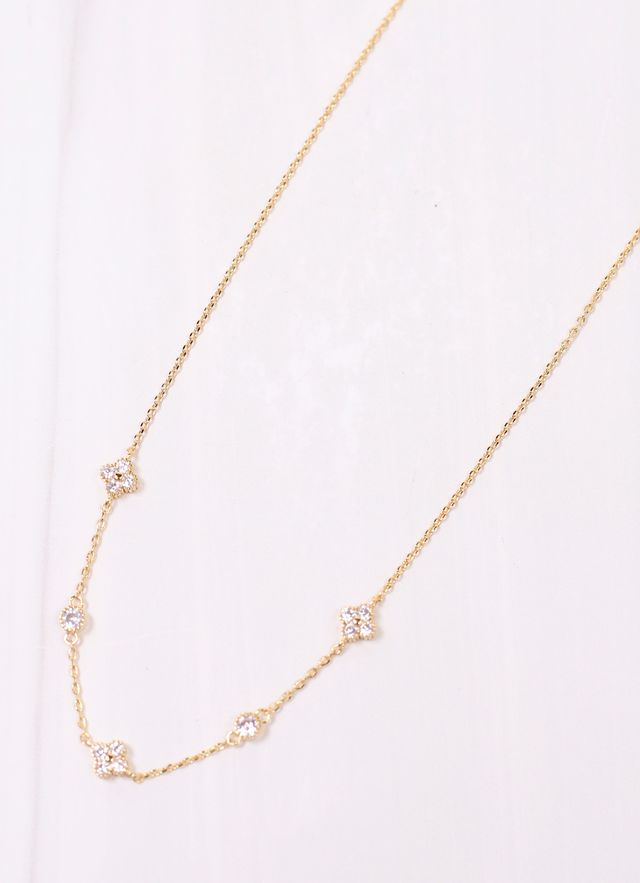 Rayane CZ Necklace GOLD