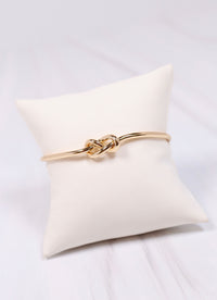Norman Knot Cuff Bracelet GOLD