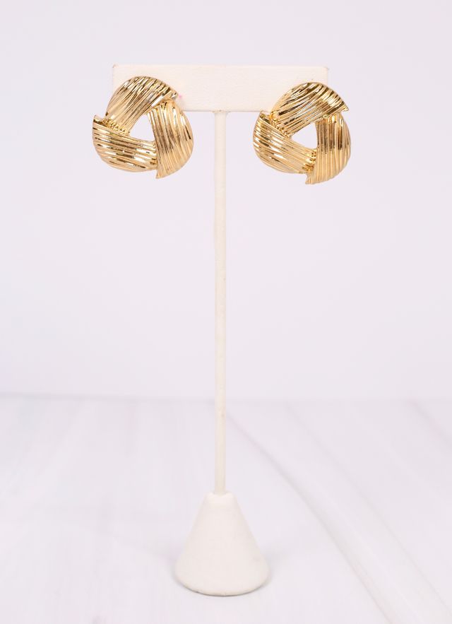 Naomie Open Knot Earring GOLD