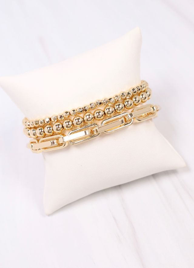 Smith Bracelet Set GOLD