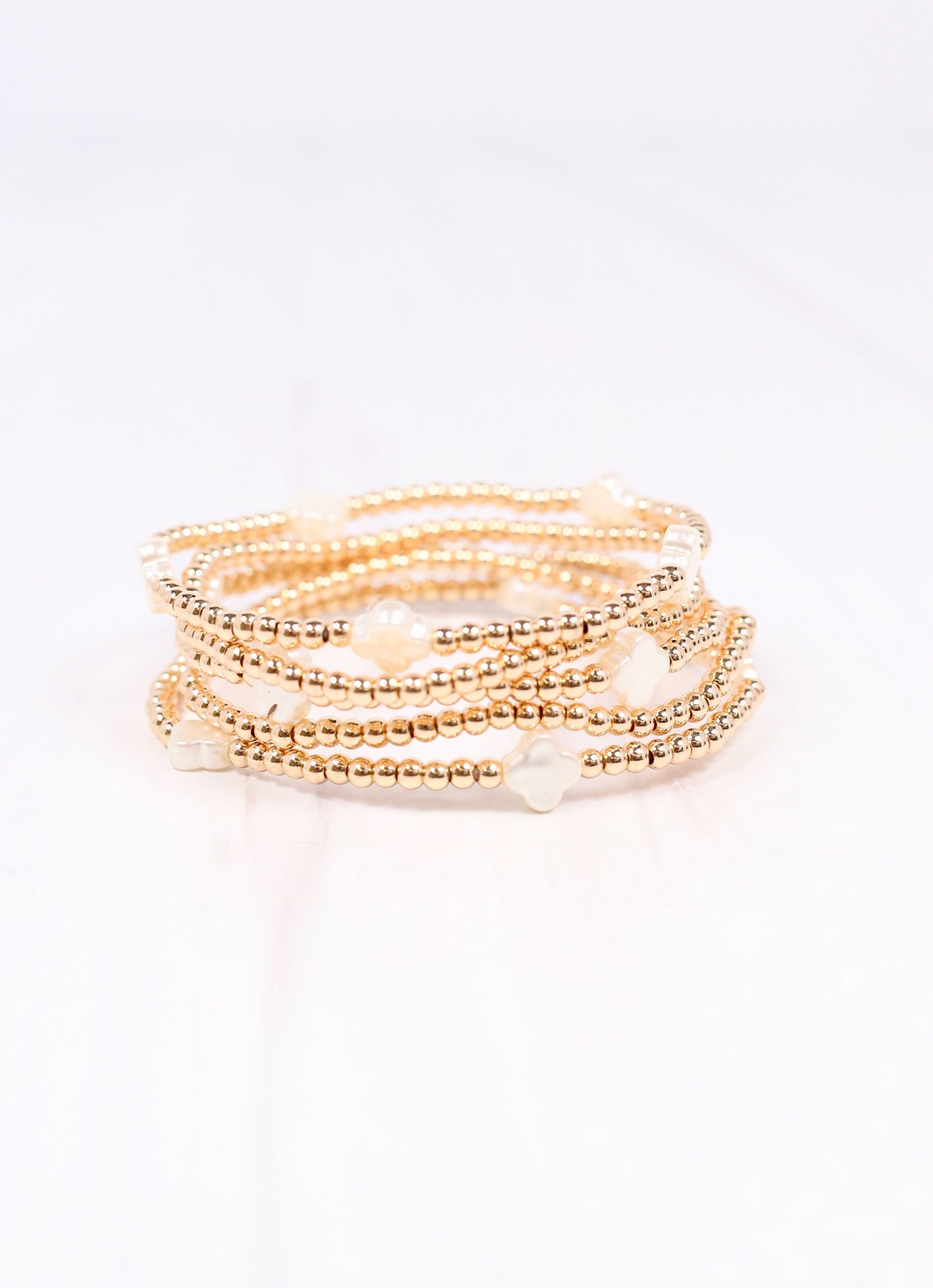 Loken Clover Bracelet Set GOLD