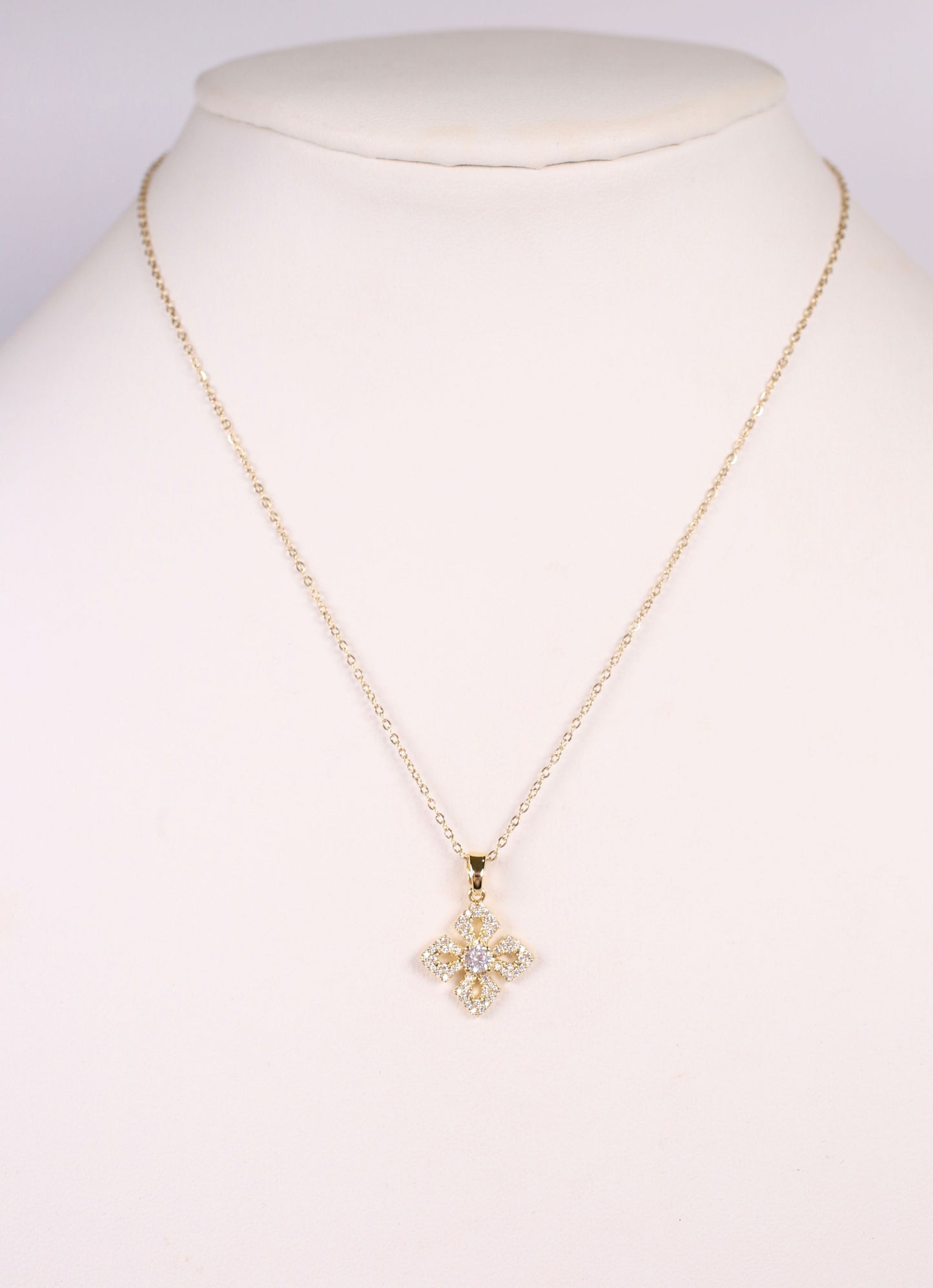 Maggie CZ Necklace GOLD