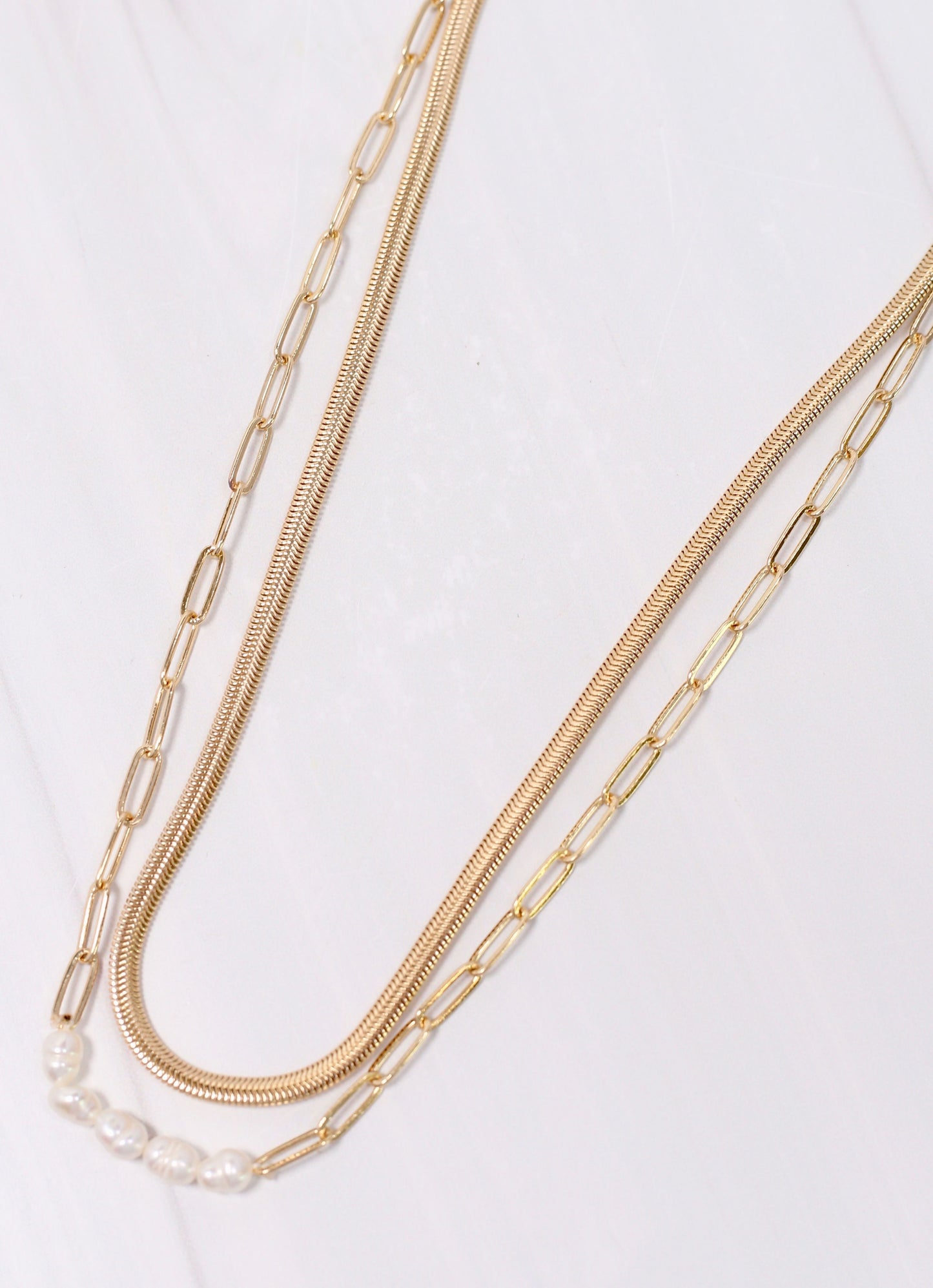 Raynard Layered Necklace GOLD