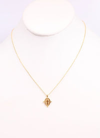 Katreena Cross Charm Necklace GOLD